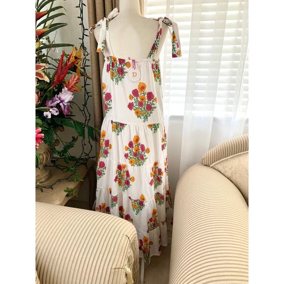 Victoria Dunn King Street Maxi Dress in Posies (NO belt tie) - Picture 7 of 9